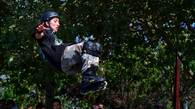 Skatepark Agresif Paten Yarışması nefes kesti
