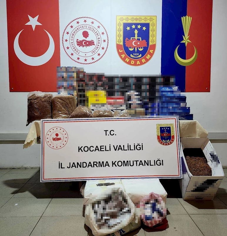 Kocaeli’de 7 bin 180 dolu ve boş makaron ele geçirildi
