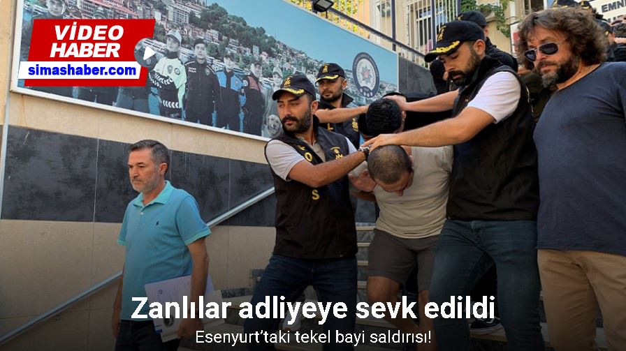 Esenyurt’taki tekel bayi cinayetinin zanlıları adliyeye sevk edildi