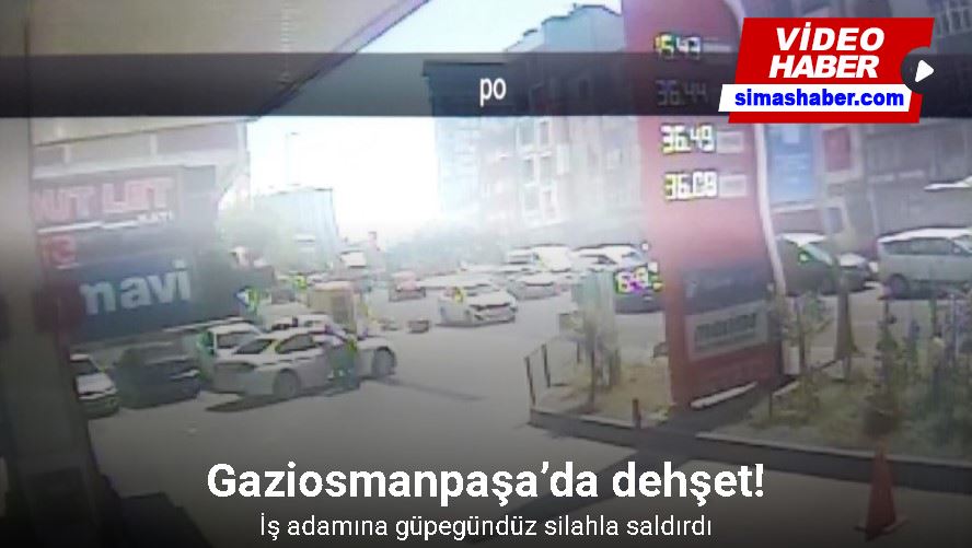 Gaziosmanpaşa’da dehşet kamerada: İş adamına güpegündüz silahlı saldırı düzenlendi