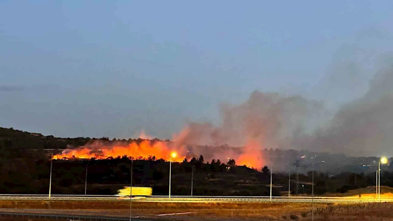 Gelibolu’da askeri alandaki yangın kısmen kontrol altına alındı
