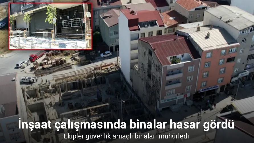 Arnavutköy’de inşaattan alınan hafriyat nedeniyle bir bina daha boşaltıldı