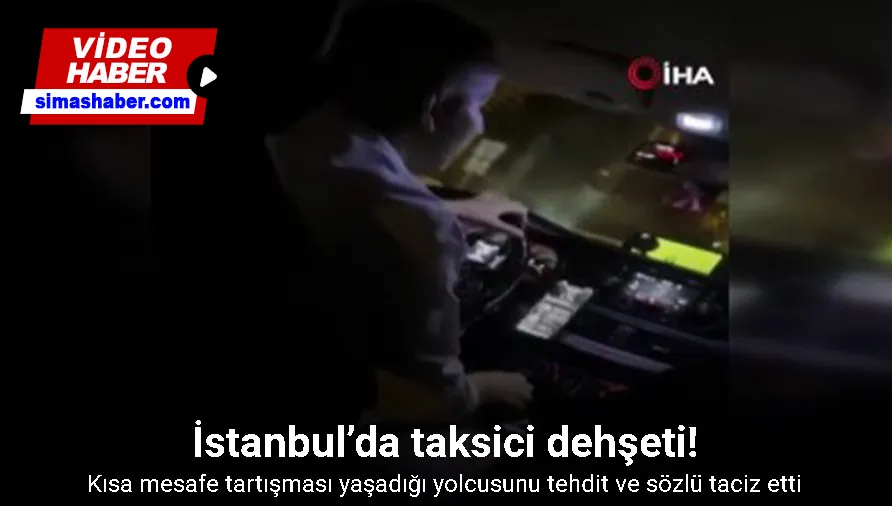 İstanbul’da taksici dehşeti kamerada: Yolcusunun sevgilisine kafa attı