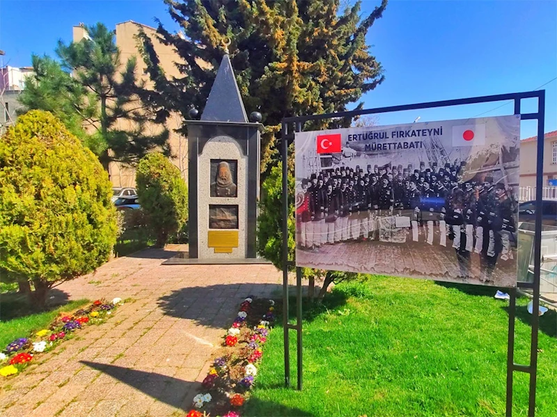 Japonya’da 527 Osmanlı Mürettebatı ölmüştü: Tekirdağ’daki anıta Türk-Japon bayrakları asıldı

