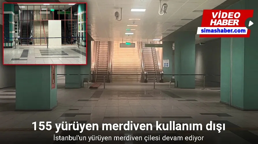 İstanbulluların yürüyen merdiven çilesi devam ediyor