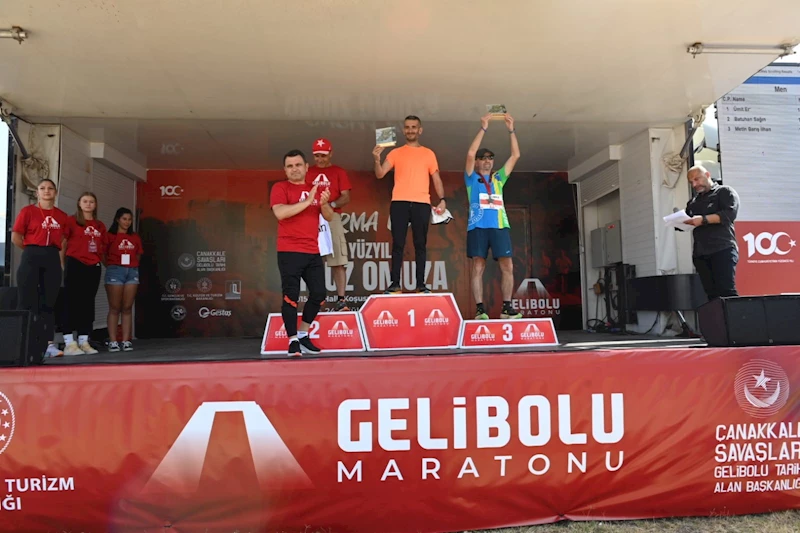 Tarihi Alan’da düzenlenen Uluslararası Gelibolu Maratonu sona erdi
