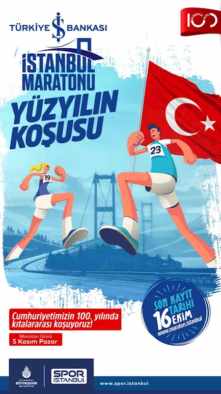 İş Bankası’ndan İstanbul Maratonu’na 100. yıl desteği
