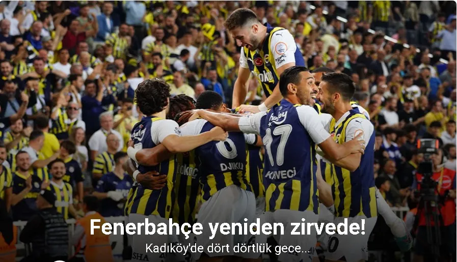 Trendyol Süper Lig: Fenerbahçe: 4 - RAMS Başakşehir: 0 (Maç sonucu)