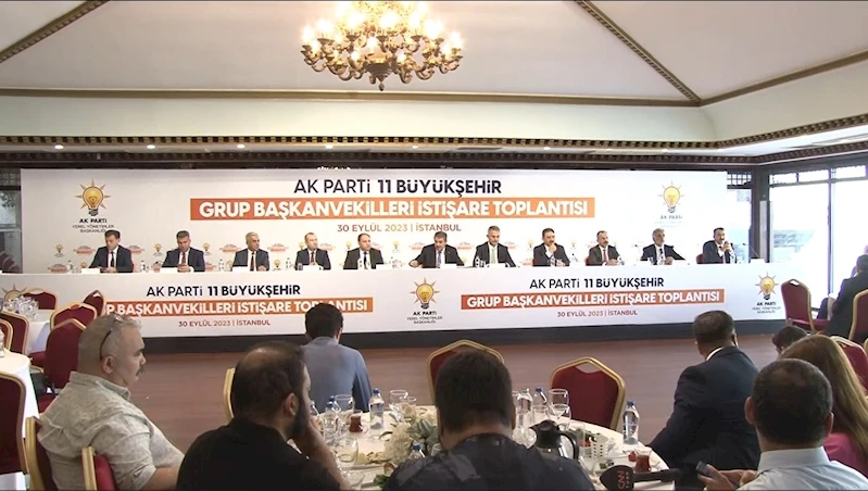 AK Partili 11 grup başkanvekili İstanbul’da buluştu
