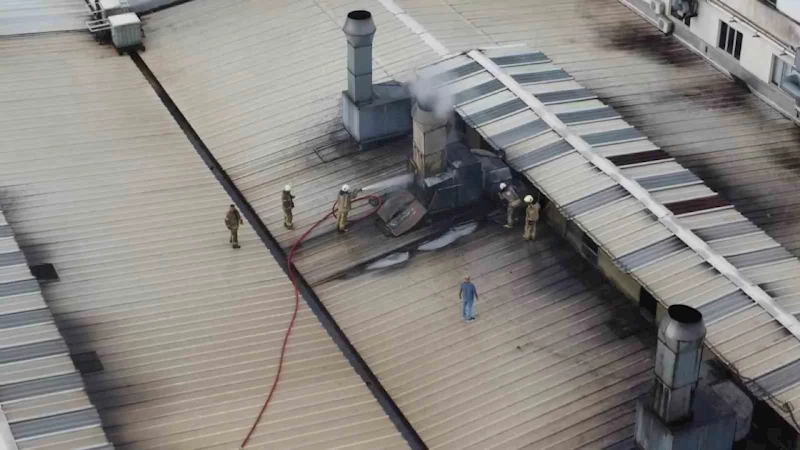 Tuzla’da fabrikada korkutan yangın