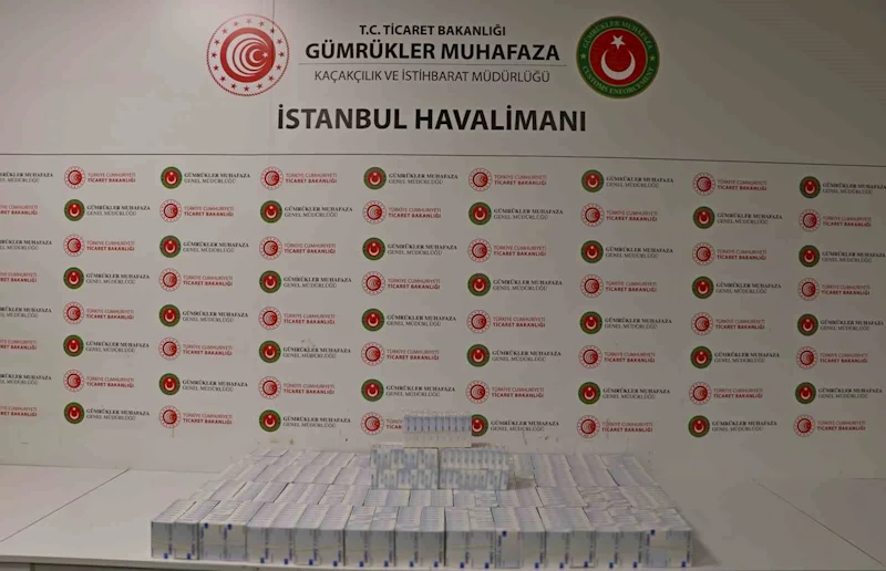 İstanbul Havalimanı’nda piyasa değeri 800 bin lira olan kaçak ilaç ele geçirildi
