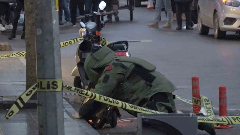 Yalova’da scooter üzerine bırakılan şüpheli çanta fünyeyle patlatıldı
