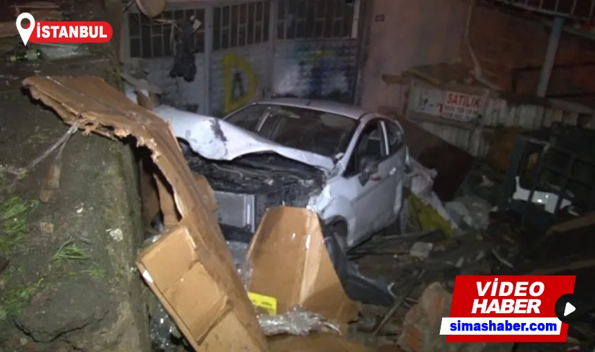 Sultanbeyli’de direksiyon hakimiyetini kaybeden araç sürücüsü ortalığı savaş alanına çevirdi: 1 yaralı