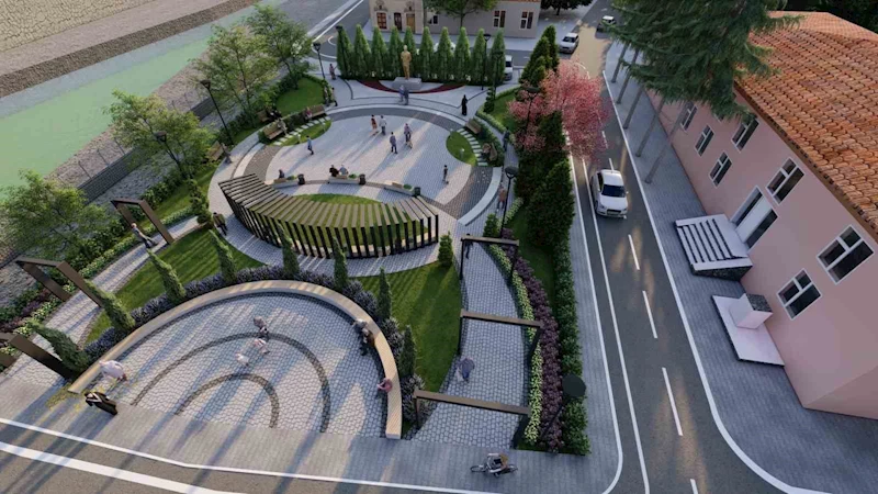 Ezine Zübeyde Hanım Kent Meydanı ve Atatürk Parkının ihalesi 2 Şubat’ta yapılacak
