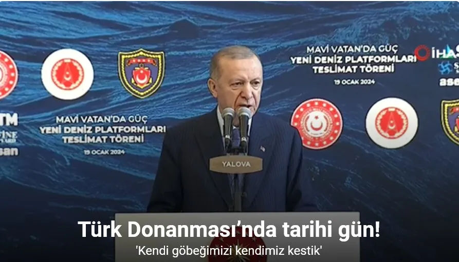 Türk Donanması’nda tarihi gün. 