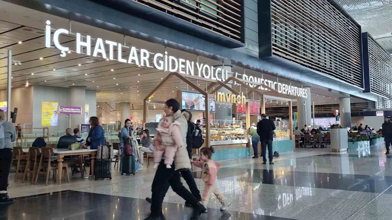 İstanbul Havalimanı’nda ara tatili yoğunluğu
