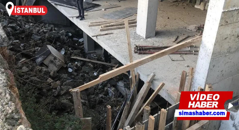 Üsküdar’da taş duvar çöktü: 2 işçi yaralandı