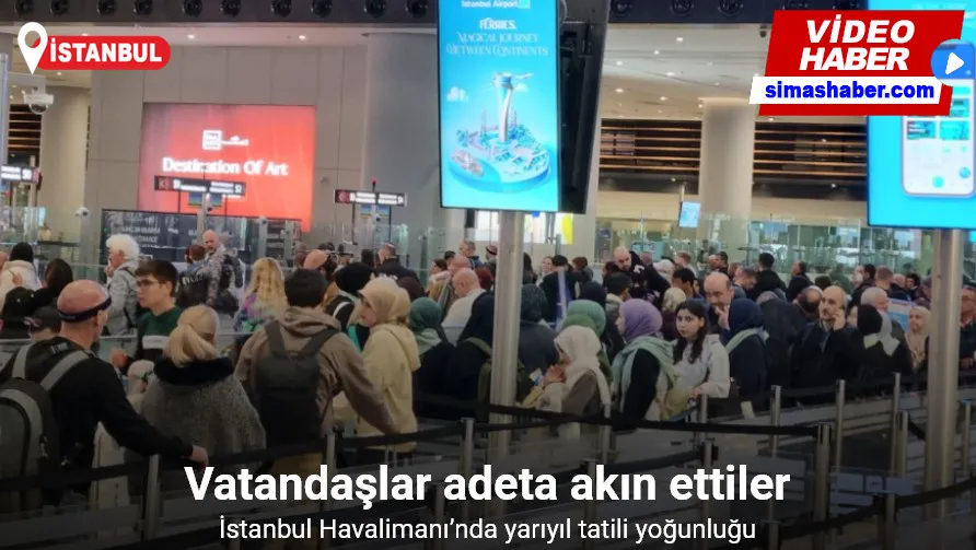 İstanbul Havalimanı’nda yarıyıl tatili yoğunluğu