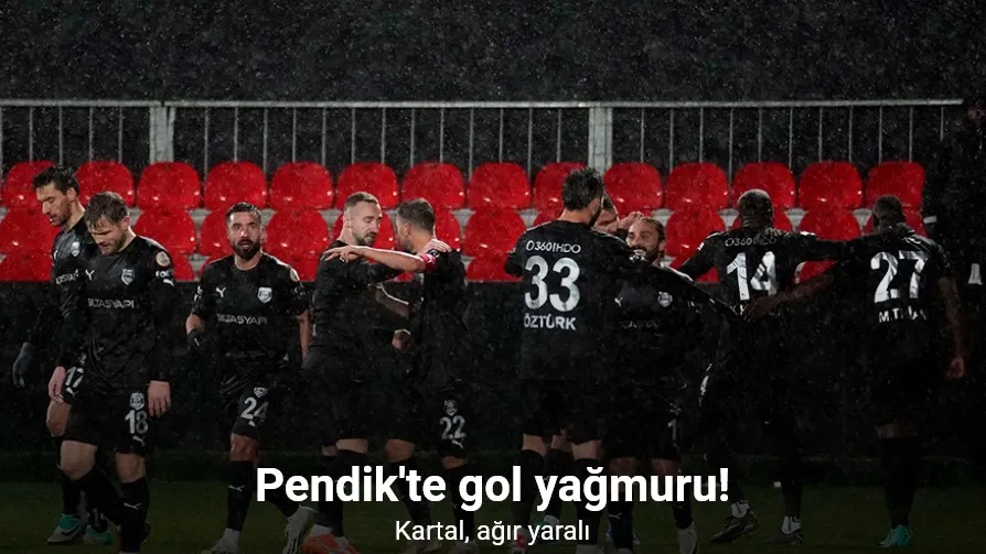 Trendyol Süper Lig: Pendikspor: 4 - Beşiktaş: 0 (Maç sonucu)