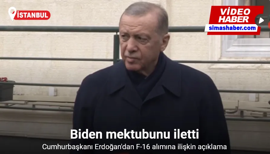 Cumhurbaşkanı Erdoğan: “Oradan gelecek netice F-16’ların Türkiye’ye gönderilmesi sürecinin başlamasını inşallah sağlayacaktır”