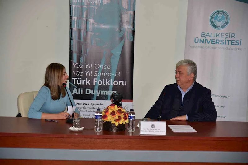 Balıkesir’de Türk Folkloru Söyleşisi gerçekleştirildi
