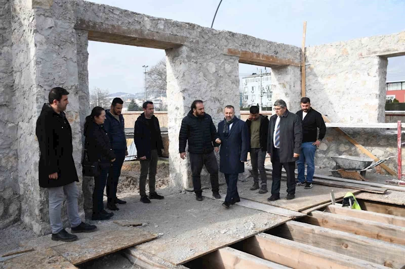 Tarihi Gar Binalarında restorasyon sürüyor
