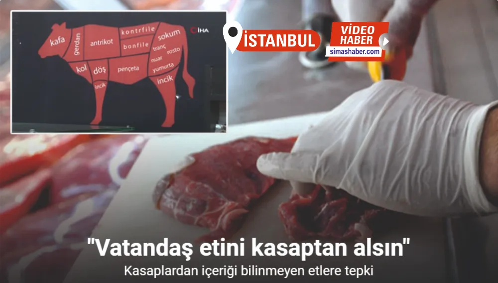 Kasaplardan içeriği bilinmeyen etlere tapki: 