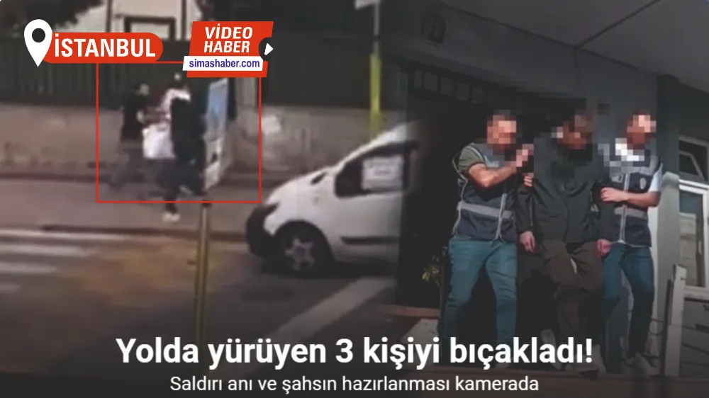 Başakşehir’de bir şahıs yolda yürüyen 3 kişiyi bıçakladı