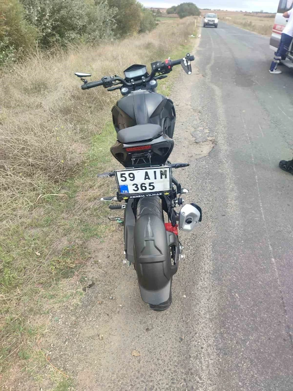 Tekirdağ’da hakimiyeti kaybeden sürücü ağır yaralandı
