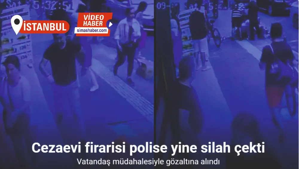 Pendik’te cezaevi firarisi polise yine silah çekti: Vatandaş müdahalesiyle gözaltına alındı