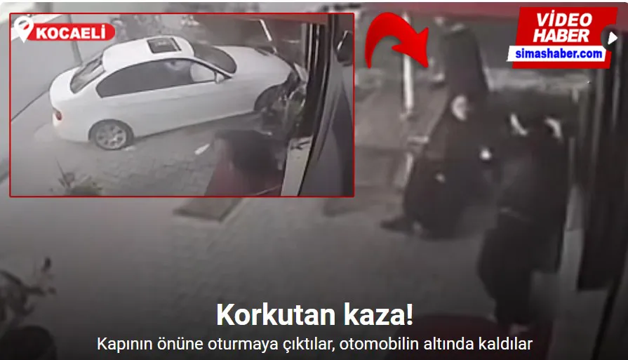 Otomobil güzellik merkezine daldı, 2 kişi aracın altında kaldı