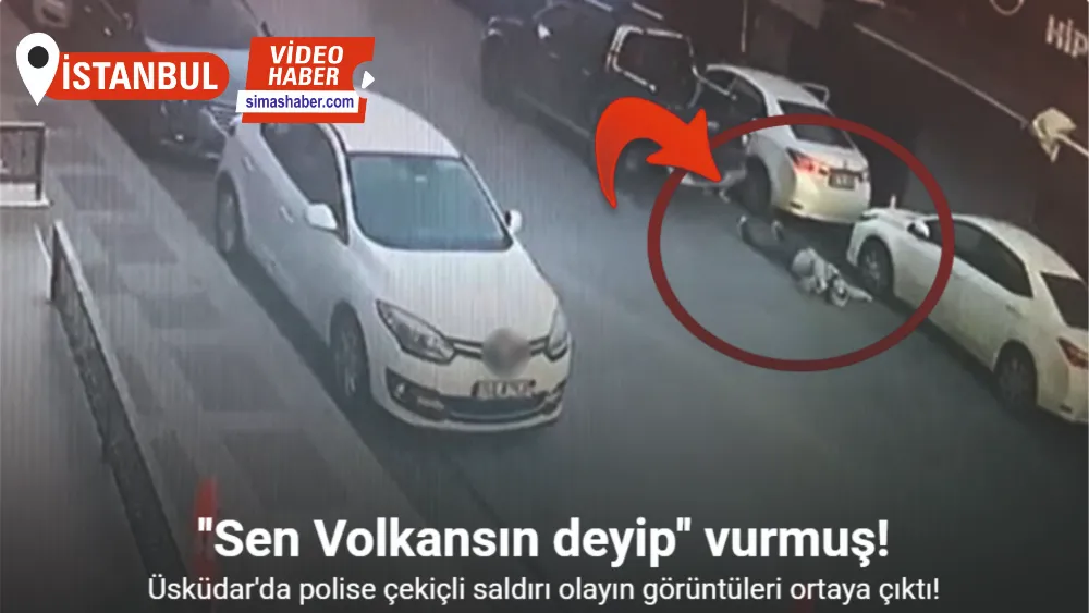 Üsküdar’da polise çekiçli saldırı olayına ilişkin güvenlik kamera görüntüleri ortaya çıktı