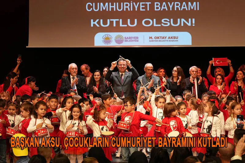 Başkan Aksu, Çocukların Cumhuriyet Bayramını Kutladı