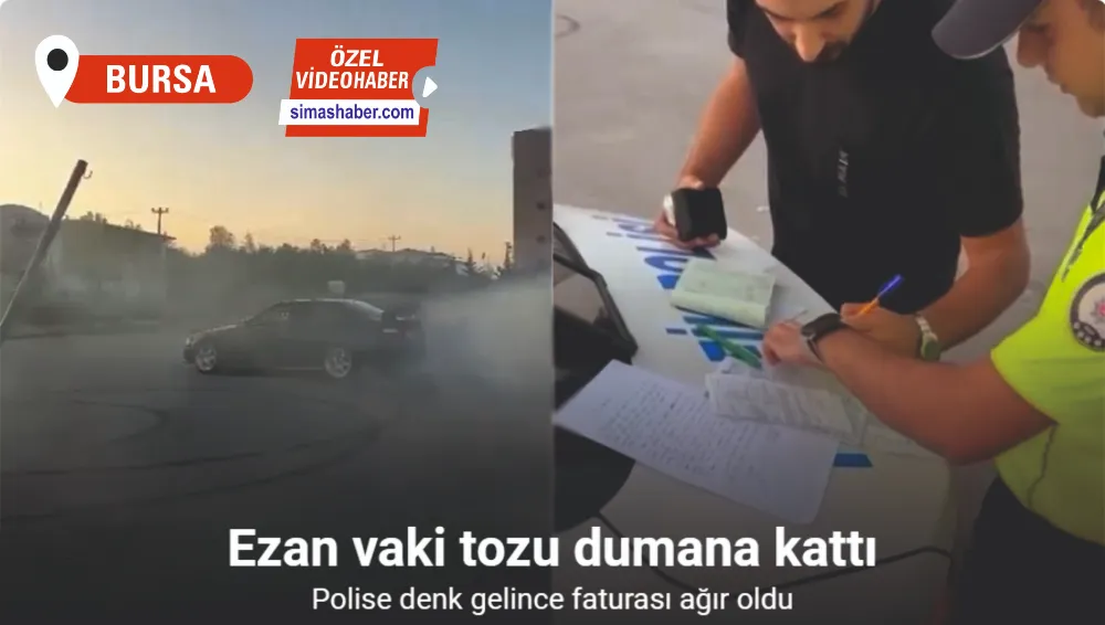  Tozu dumana kattı, ezan vakti polise yakalandı