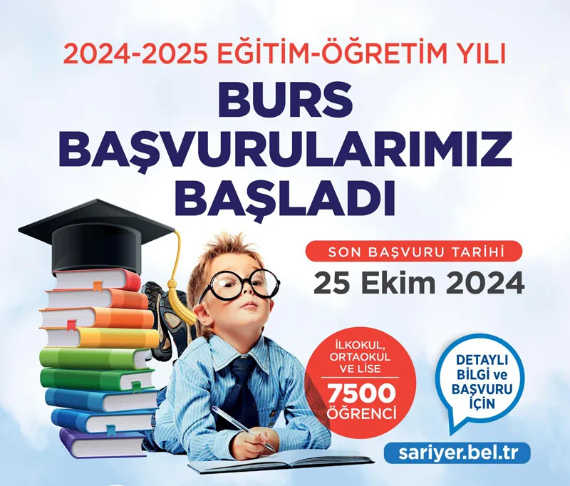 Sarıyer Belediyesi Burs başvuruları başladı