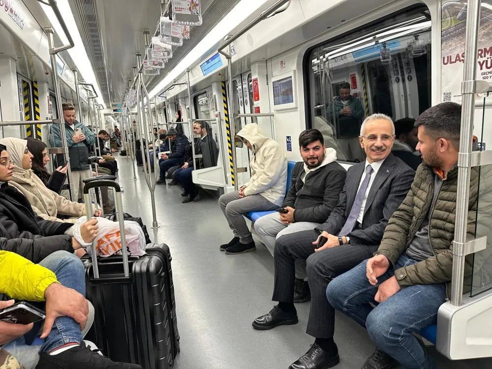 Gayrettepe-İstanbul Havalimanı Metrosunda rekor yolcu sayısı