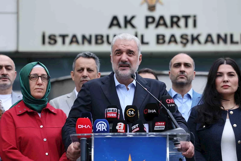 AK Parti İstanbul İl Başkanı Kabaktepe: “Bugün İsrail’in tüm insanlığa yönelik başlattığı soykırımın üzerinden 1 yıl geçti”
