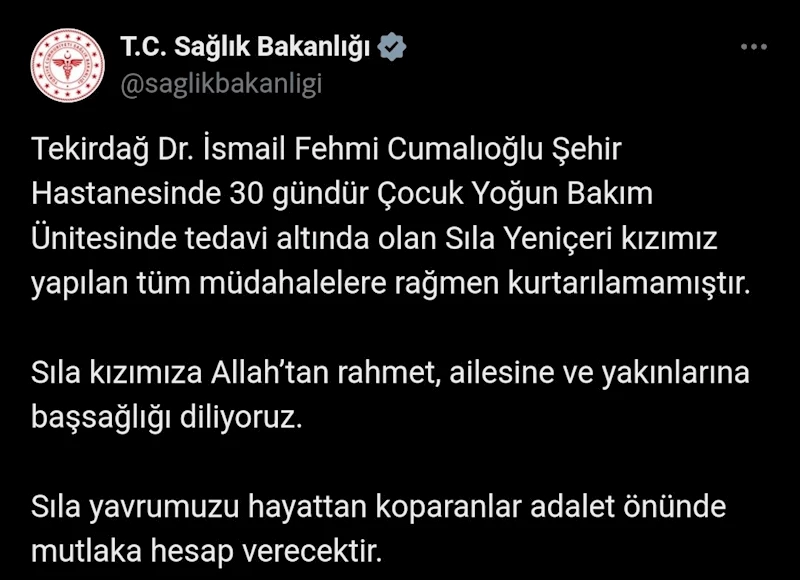 Sağlık Bakanlığı: 