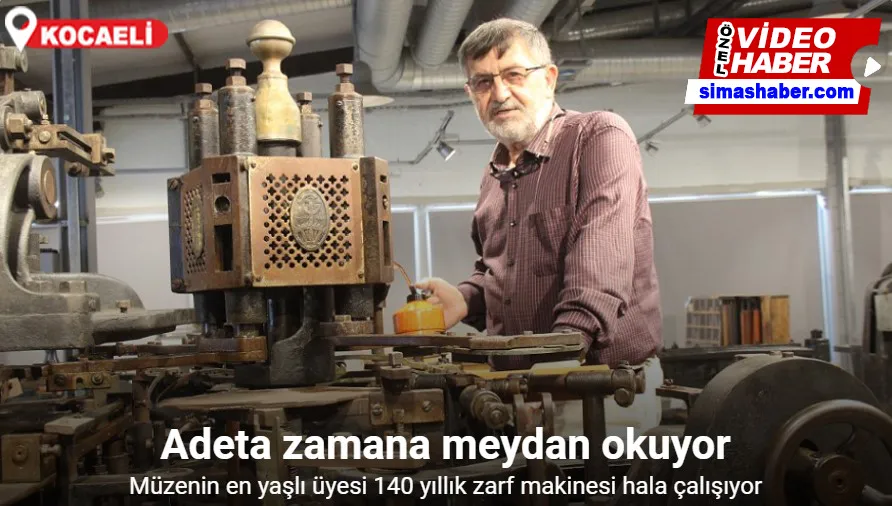 Müzenin en yaşlı üyesi: 140 yıllık zarf makinesi hala çalışıyor