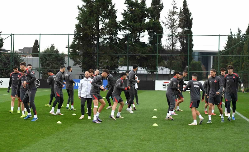 Ümit Milli Futbol Takımı, Sırbistan maçı hazırlıklarını tamamladı
