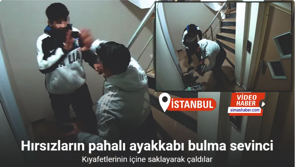 Hırsızlık için girdikleri binada pahalı ayakkabıya rastlayan hırsızların “çak” sevinci