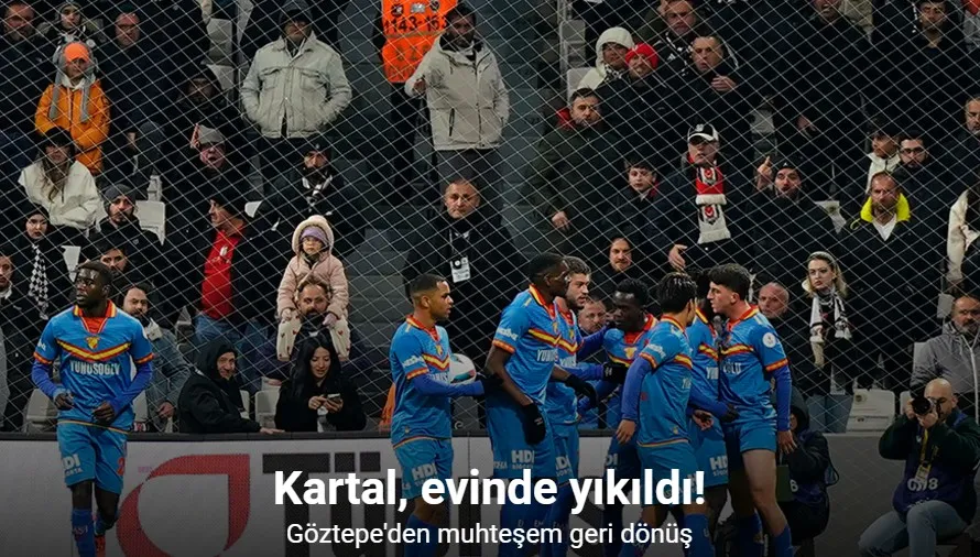 Trendyol Süper Lig: Beşiktaş: 2 - Göztepe: 4 (Maç sonucu)