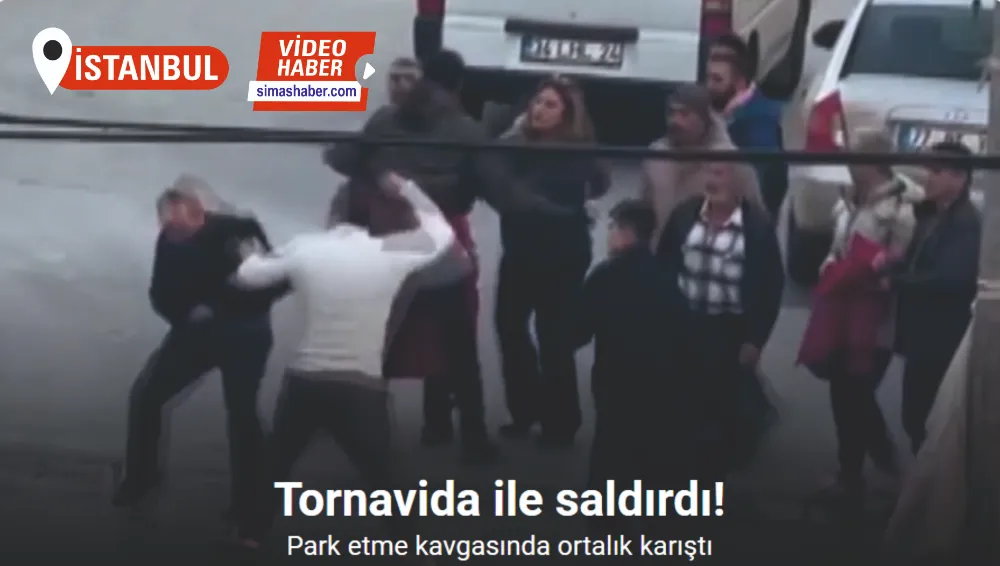 Park etme kavgasında tornavida ile saldırdı