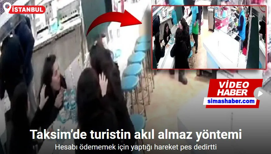 Taksim’de turistin akıl almaz yöntemi: Hesabı ödememek için yemeğine saç koydu