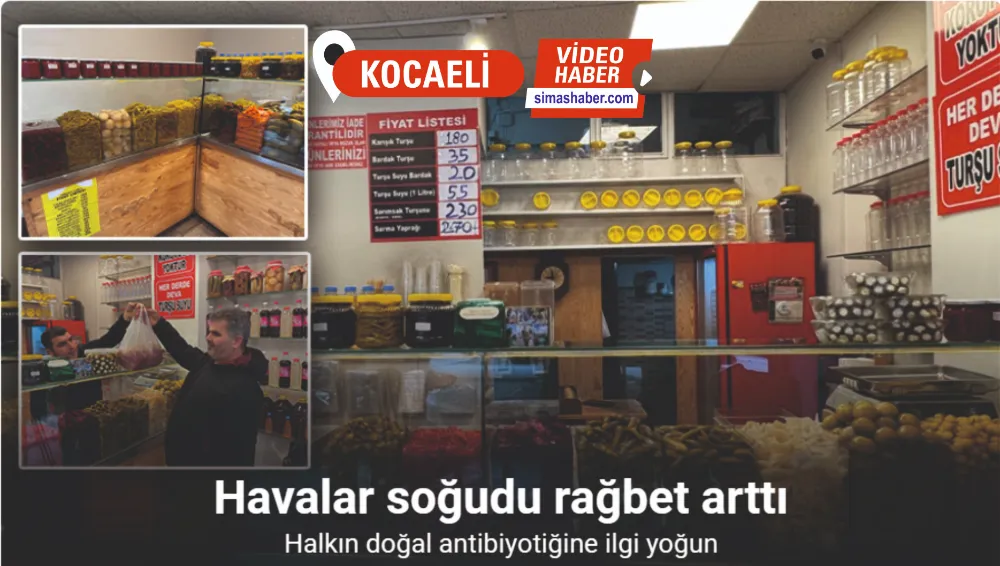 Havalar soğudu, turşuya rağbet arttı