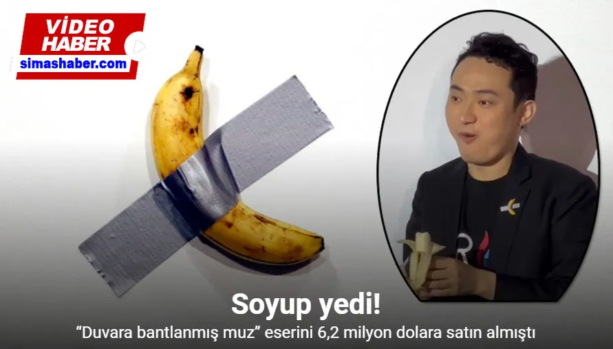 Çinli girişimci aldığı 6.2 milyon dolarlık “muz eserini” yedi