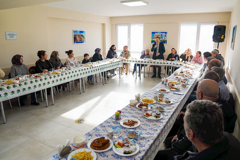 BAŞKAN ATAÇ SÜTLÜCE SAKİNLERİYLE BULUŞTU