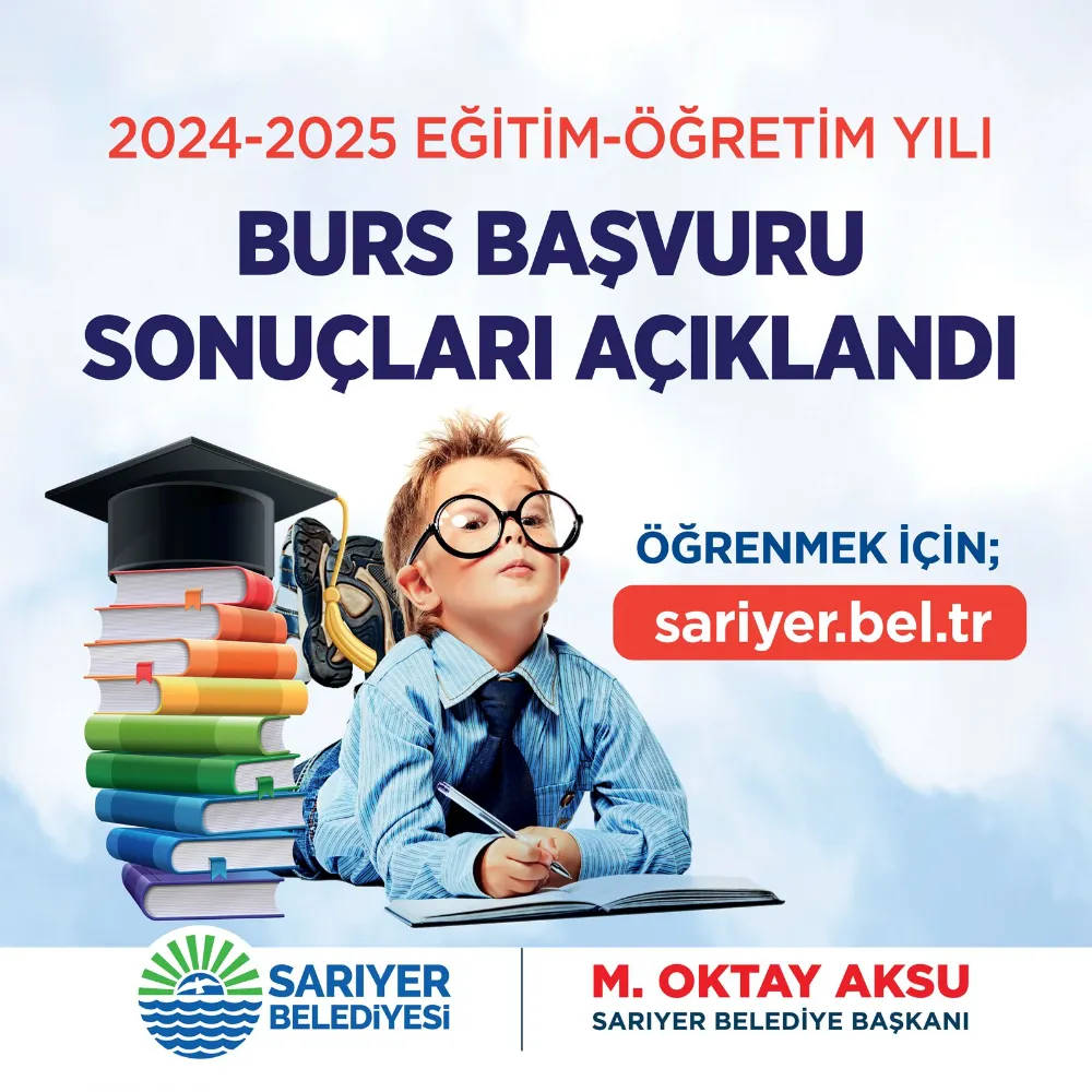 Sarıyer Belediyesi’nin 7500 Öğrenciye Burs Başvuruları Sonuçlandı