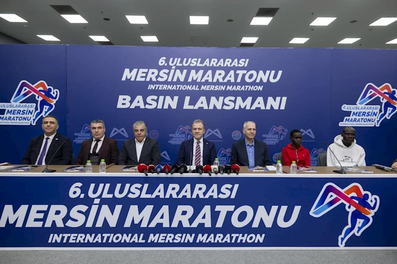 Başkan Seçer, ‘6. Uluslararası Mersin Maratonu’ Basın Lansmanını Gerçekleştirdi