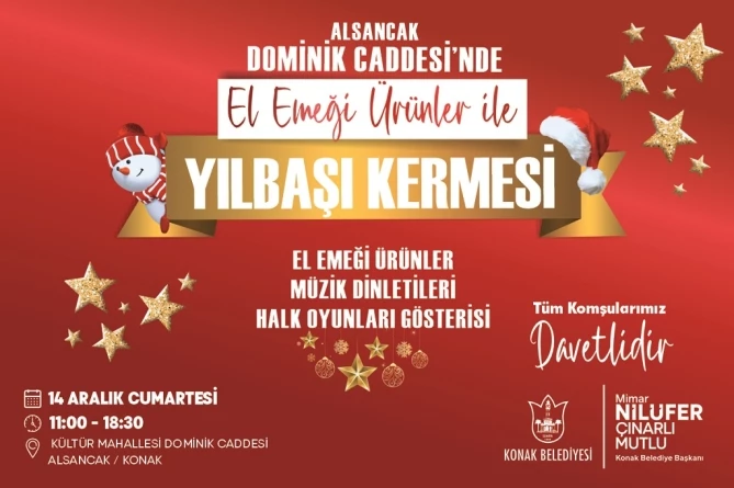 Konak’ta Yeni Yıla Kadın Emeğiyle Girilecek